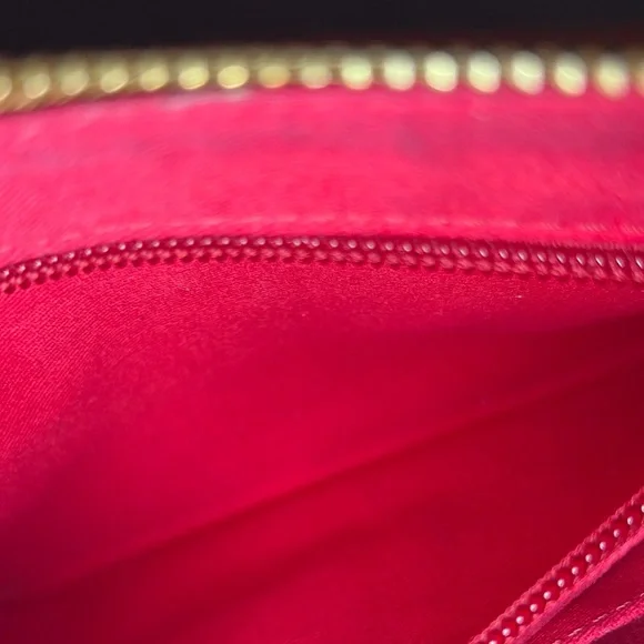 Dooney & Bourke Coral Pebbled Leather Wristlet Wallet